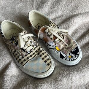 Patchwork Floral Vans Sneakers Spring